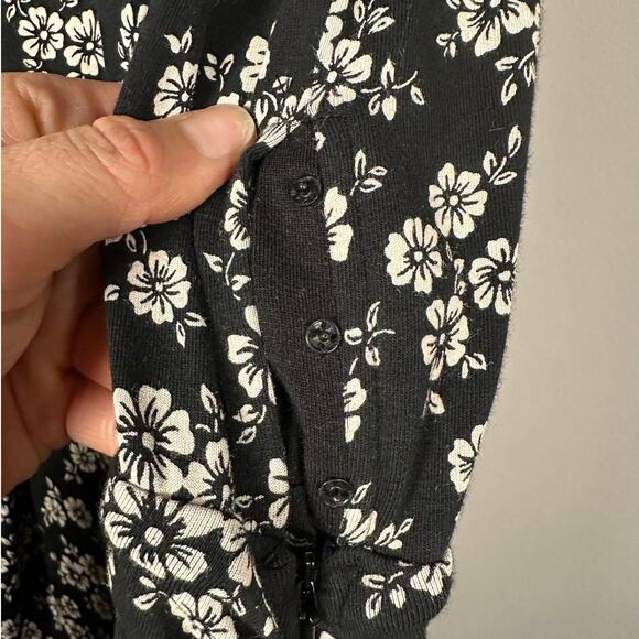 Veronica Beard Black and White Floral Mini Dress - Picture 7 of 13